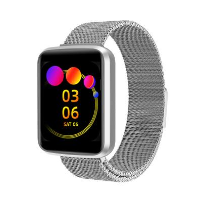 China Smart Calendar Color Screen Smart Watch Women Men Full Touch Fitness Tracker Blood Pressure Clock Women Smartwatch for sale