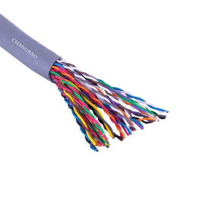 China Indoor PVC/LSZH/PE Changbao 25 ​​Pairs 50 Pairs 100 Pairs UTP FTP Ethernet Multi-Network CAT5E Internet Cable for sale