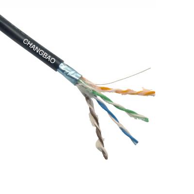 China PE Changbao Cat5 Cat5e Network Outdoor Underground Waterproof Ethernet Cable Cat5e With Gelly Filled for sale