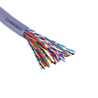 China CHANGBAO Cat3 UTP 24AWG 25 Pairs/50 Pairs/100 Solid Bare Copper Pairs Indoor Multi Pair Telephone Cable CAT3 Cable for sale