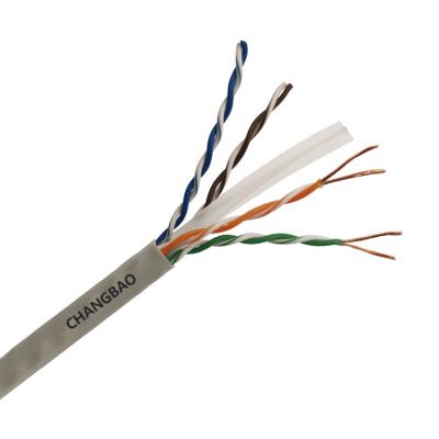 China Changbao product cat 6 stranded professional bare copper utp cat6 stranded network ethernet cables for sale