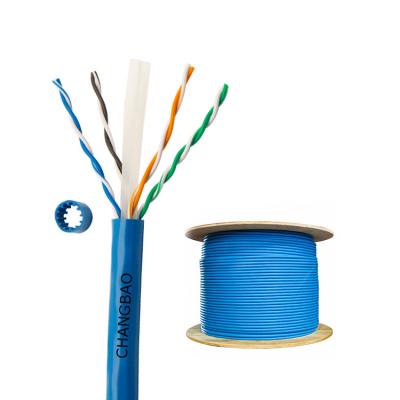 China Pvc/LSZH Changbao Cable Manufacturer Pvc Lszh Jacket 4 Pair Utp Cat6a Cable for sale