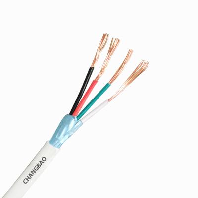 China 22AWG Copper Copper / Bare Tin Stranded Shielded 6c Security Cable Alarm 6 Core For Smart Security System for sale