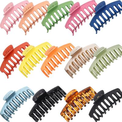 China Large Size Crab Claw Hair Clip Fashion Acrylic Plastic Hair Claw Clip For Women Hair Accessories For Girls Claw Clip for sale