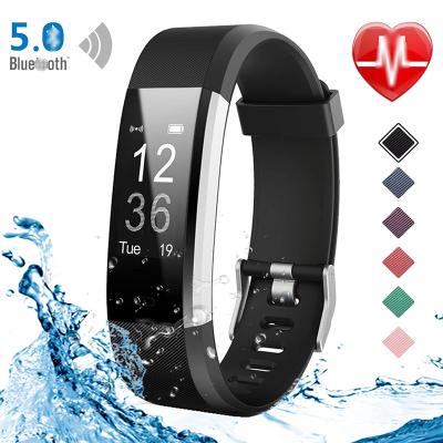 China Touch Screen New 115 Plus Wristband Women Men Heart Rate Monitor Blood Pressure Fitness Tracker Smartwatch Sport Smart Watch For IOS Android for sale