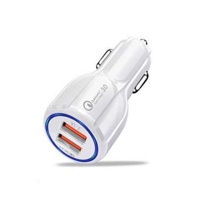 China Factory Hot Sale Dual USB+QC3.0 Quick Charge Dual USB Quick Charging QC3.0 Car Charger for sale