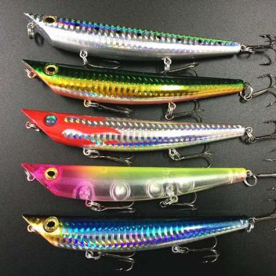 China ABS Plastic Peche 12cm 18.5g Lure Hard Bait Isca Fly Fishing Lure PESCA Pencil Snap Artificial PESCA for sale