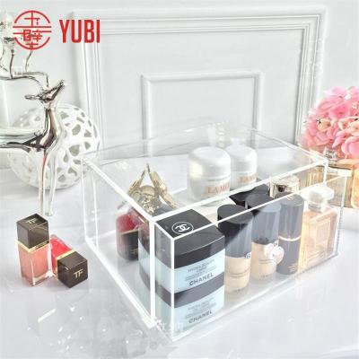 China Acrylic Acrylic Makeup Storage Box Acrylic Cosmetic Display Acrylic Makeup Storage Box for sale