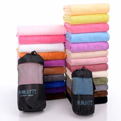 China Custom Made Quick Dry Towel Wholesale Safe Logo Beach Towel Suede Gym Microfiber Kids Travel Sports Towel for sale