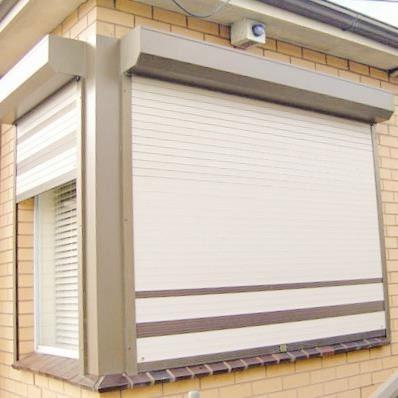 China High quality exterior automatic aluminum roller bearing shutter for house building with remote control roller shutter for sale