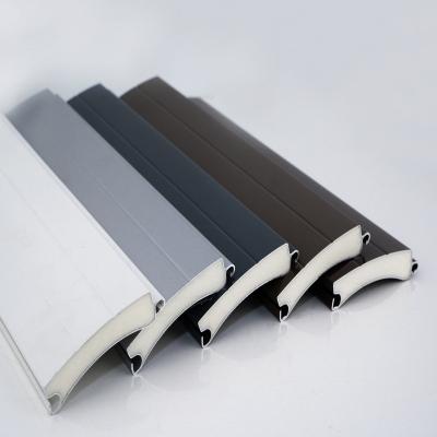 China Modern Aluminum Shutter Parts Bottom Roller Beams for sale