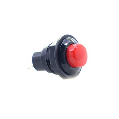 China (Top) 3a/1.5a 125vac/250vac Off/on Red Momentary Push Button Switch Car/Boat Off- Pb-01-pp-r for sale