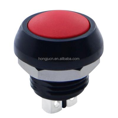 China HONGJU PB-08-M-BR Ip65 Pb08 PB-08-M-BR Water Resistant Waterproof Momentary Push Button Switch for sale