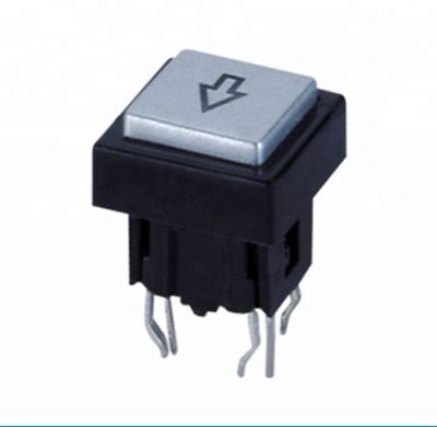 China Momentary Bright Momentary Arrow Push Button Switch 50ma 12v Tactile DC for sale