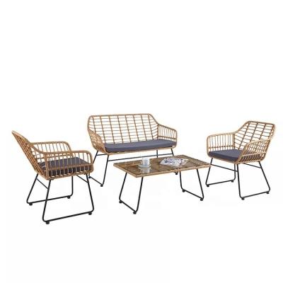 China Weather Outdoor Furniture Cheap Outdoor Furniture Set Garden Chairs And Wicker Table Patio Set for sale