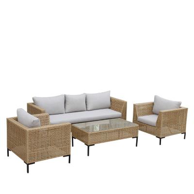 China New Product Contemporary Sofa Rattan Furniture Outdoor Modern Patio Rattan Sofa Garden Furniture for sale