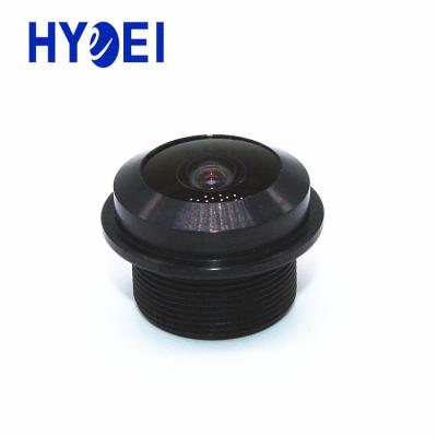 China Aluminum+optical glass 1/2.7 sensor 2.3mm panoramic fisheye M12 360 lens for video doorbell for sale