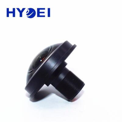 China IP Camera All Glass Builds M12 1/2.3 0.95mm 210 Wide Angle Fisheye Lens for sale