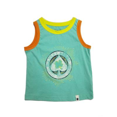 China Anti-Shrink Manufacturers Direct Sale Summer Shirt Kids Sleeveless Tank Top for sale