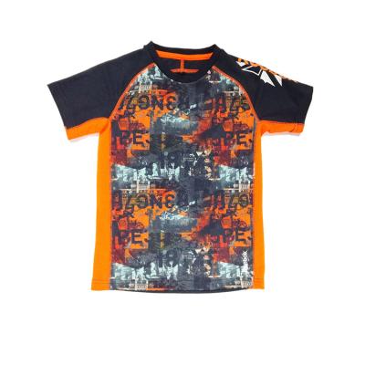 China Custom Made Anti-shrink Anti-shrink Kids Summer Competitive Price Cotton Shorts Sleeve T-shirt for sale