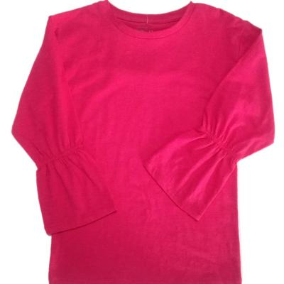 China Wholesale High Quality Anti Shrink T-shirt Girls Short Baby Tops And T-Shirt for sale