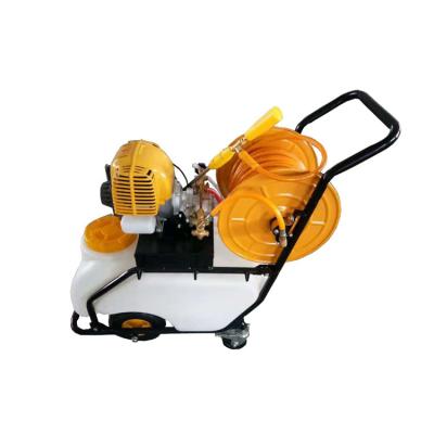 China Agriculture Convenient And Driven By Agricultural High Pressure Hand Wheel Sprayer for sale