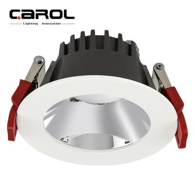 China Modern Trimless Ceiling Recessed Smart Anti Glare CCT Dimmable Down Light Led Downlight for sale