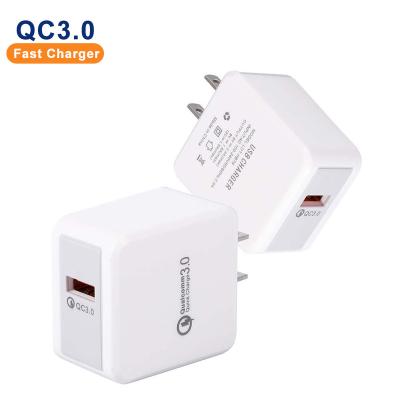 China OEM Fast Charging Cargadores Para Celular Fast Charging 3.0 Charger 18W 5V 2.4A Mobile Phone Charger Head Phone Usb C Chargers for sale