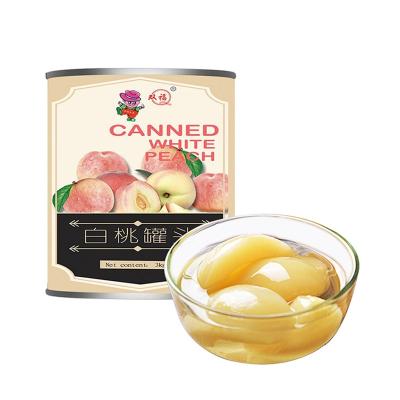 China Factory Direct Wholesale Canned Premium Sweet Fruit Canned White Peach Food for sale