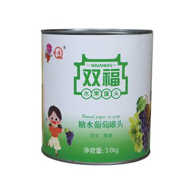 China Manufacturer Supply Brands SF-G3000 Normal Temperature Fruit Canned Canned Grapes for sale