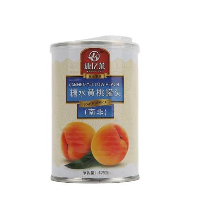 China Best Selling Production Canned Fruit Food Canned Yellow Peach SF-YP425 for sale