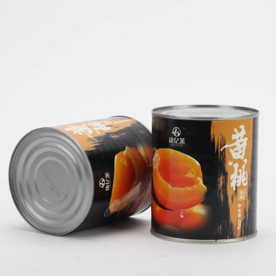 China 2022 Canned Fruit Manufacturer Promotions Bulk Jar SF-YP820 Canned Sweet Yellow Peach for sale