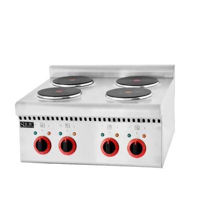 China Restaurant Commercial Electromagnetic Oven With 4 Burners Electric Induction Cooker For Restaurant Use for sale