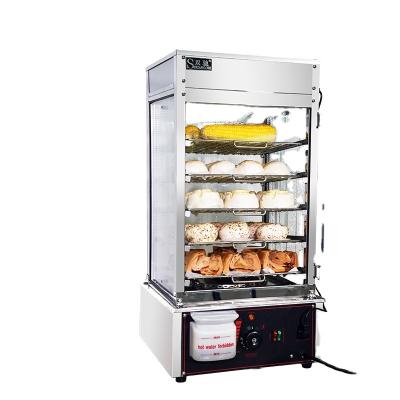 China Hotels Commercial Electric Steaming Cabinet Surrounded Tempered Glass Commercial Bread Steamer Bread Steamer Steamed Buns Oven for sale