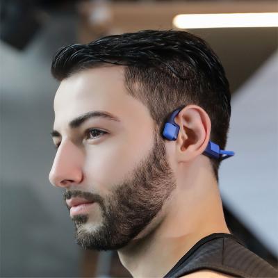 China Ear Hook Open Ear Bone Conduction Wireless Headphones IPX6 Waterproof Earbuds Blue Tooth Sports Headset For Running for sale