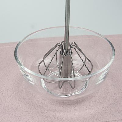 China Viable Beater Ware Stainless Steel Semi-automatic Egg Beats Egg Beater Rotating Beater for sale