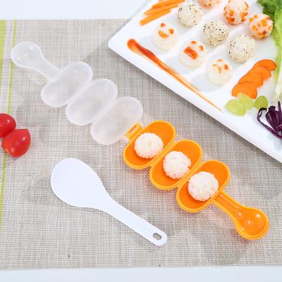 China Stocked Kitchen Cooking Tools DIY Cute Sushi Molds Makers Small Rice Ball Mold for sale