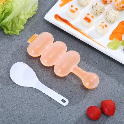 China Factory stocked sushi rice ball maker tools made of safe plastic material for sale