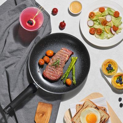 China Viable Multifunctional Skillet 4 Pieces Set Diameter24cm/26cm/28cm/30cm Non-stick Skillet Induction Cooker Frying Egg/Steak Pan for sale