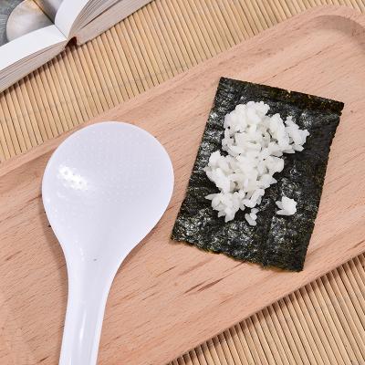 China Sustainable Kitchenware PP Plastic Nonstick Rice Serving Spoon for sale