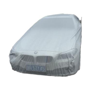 China High Quality Water Resistant Car Cover Waterproof Body PEVA Customized Logo Universal Automotive Parts & Accessories Gray Outdoor Fabric Color for sale