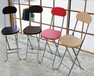 China MDF Strong Wooden Frame Round Leisure Chair Metal Folding Chair For Muslim Prayers Pray for sale