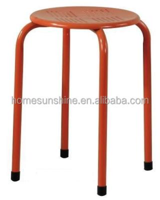 China stool home & Indoor ottoman /outdoor used stackable metal stools HS-YZ0235 for sale