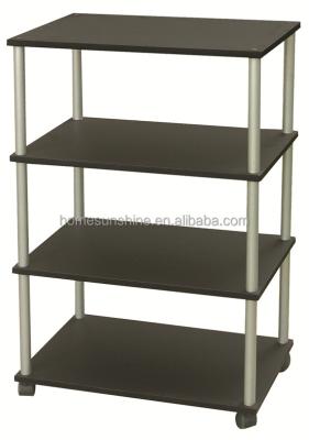 China Hot Sale Wood And Metal Frame Bookshelf Bookcase for sale