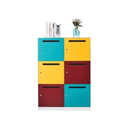 China Custom Factory Wholesale Adjustable Furniture 6 Lockers Steel Filing Cabinet (Other) for sale