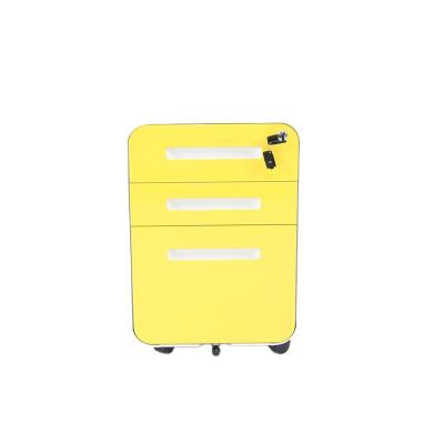 China Hot Popular Modern Office Convertible Steel 3-Drawers Filing Cabinet for sale