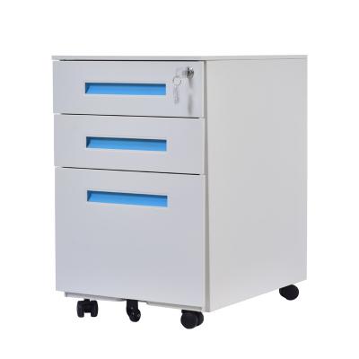 China Factory direct sale 3-Drawer office furniture convertible cabinet with 5 casters for sale