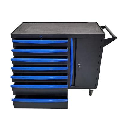 China (Size)Adjustable Good Quality Cold Rolled Steel Tool Drawers With Wheels Machine Trolley Drawers Steel Tool Cabinet for sale