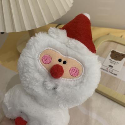 China Keep Warm Cute Santa Claus Snowman Unisex Children Kids Plush Winter Christmas Ear Muffs for sale