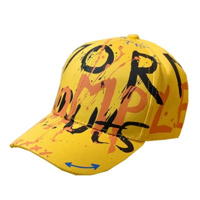 China JOINT Children Graffiti Character Freestyle Hip Hop Girls Street Kid Boys Colorful Printed Casual Baseball Caps for sale